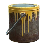 Yellow paint