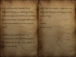 Loris's medical diagnosis