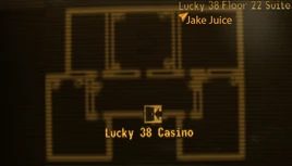 Lucky 38 presidential suite map