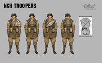 NCR trooper concept art