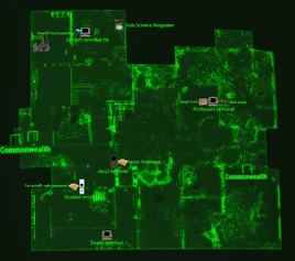 UP Sedgwick Hall map