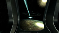 Alien communication hologram