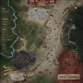 Resouces map | Fallout 76 Wiki | Fandom
