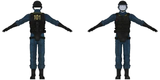 Fo3 Vault 101 Security Armor