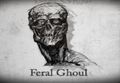 Fallout 3 feral ghoul concept art.