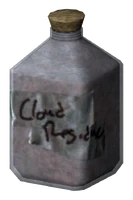 Jar of cloud residue