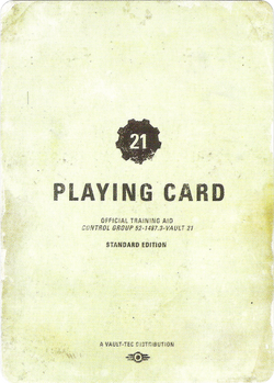 Vault playing cards, Fallout Wiki, Fandom