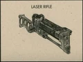Fallout 3 laser rifle concept art.