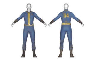 Fo4 Vault 114 Jumpsui Dirty