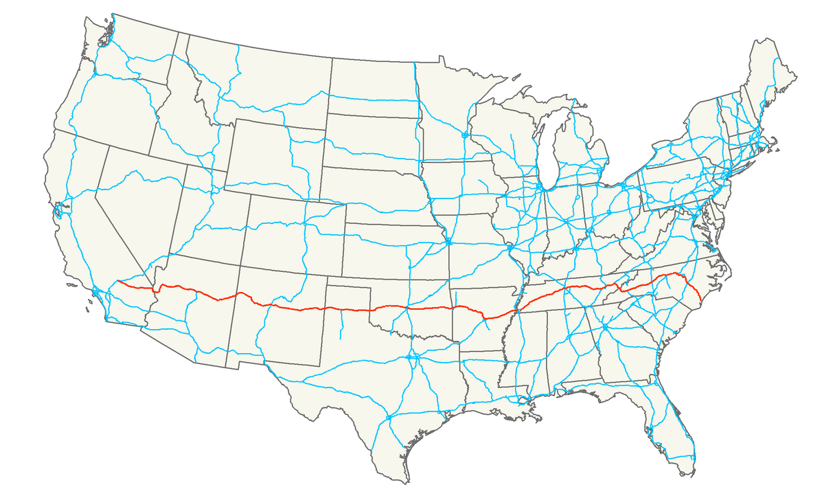 Us Hwy 40 Map I-40 - The Vault Fallout Wiki - Everything You Need To Know About Fallout  76, Fallout 4, New Vegas And More!