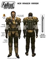 NCR Ranger patrol armor concept art