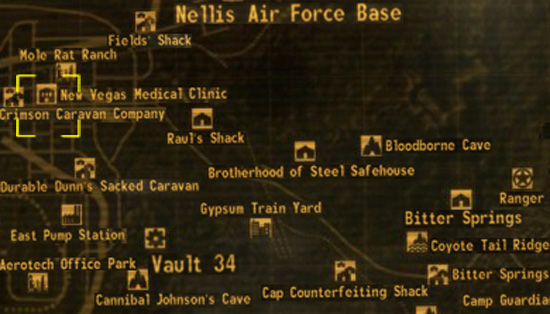 fallout new vegas doctor locations fallout new vegas doctor locations
