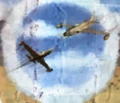 Fighter jets depicted on the Boomer Mural.
