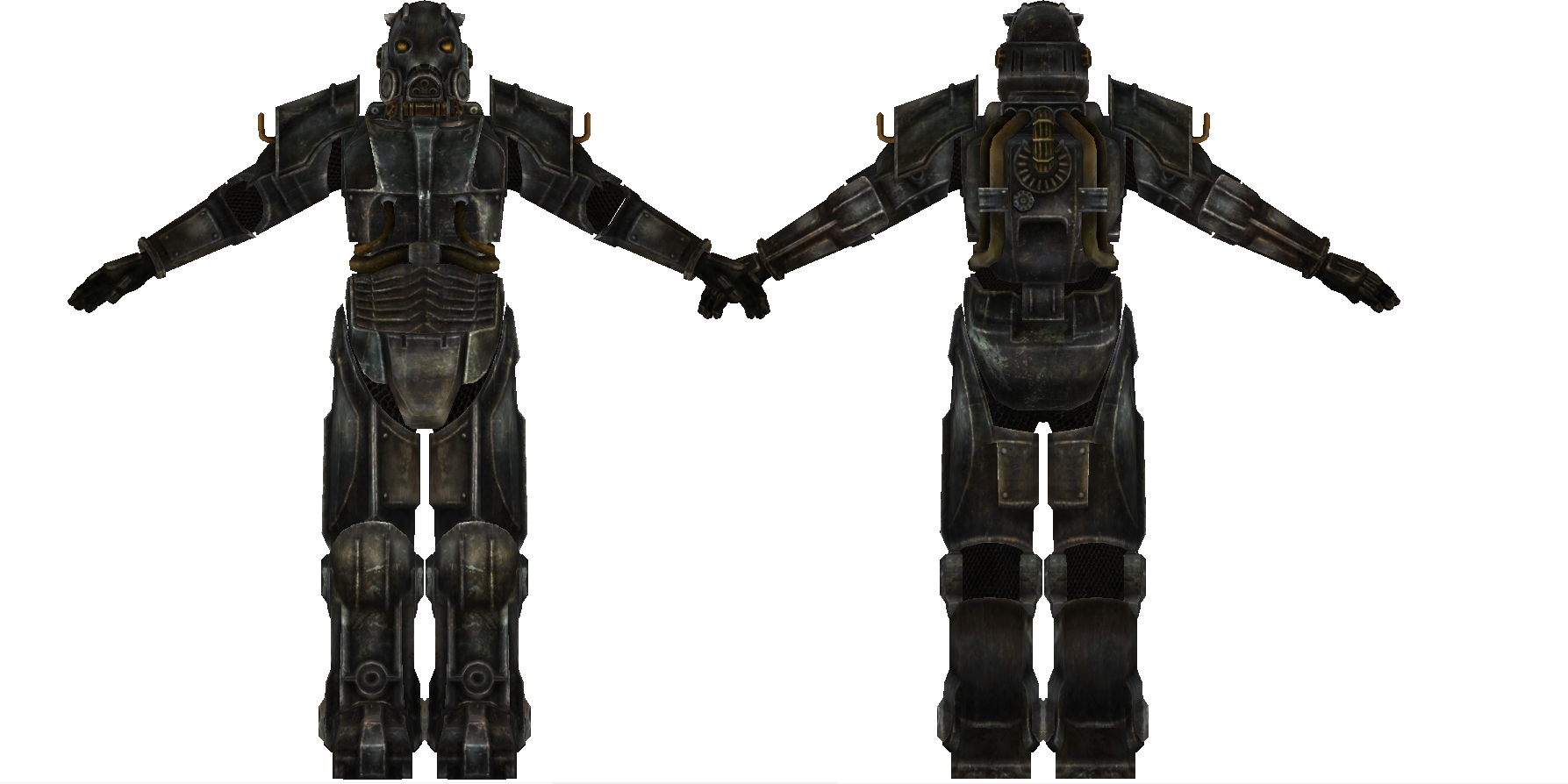 enclave power armor no helmet