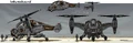 Fallout 3 Vertibird concept art.