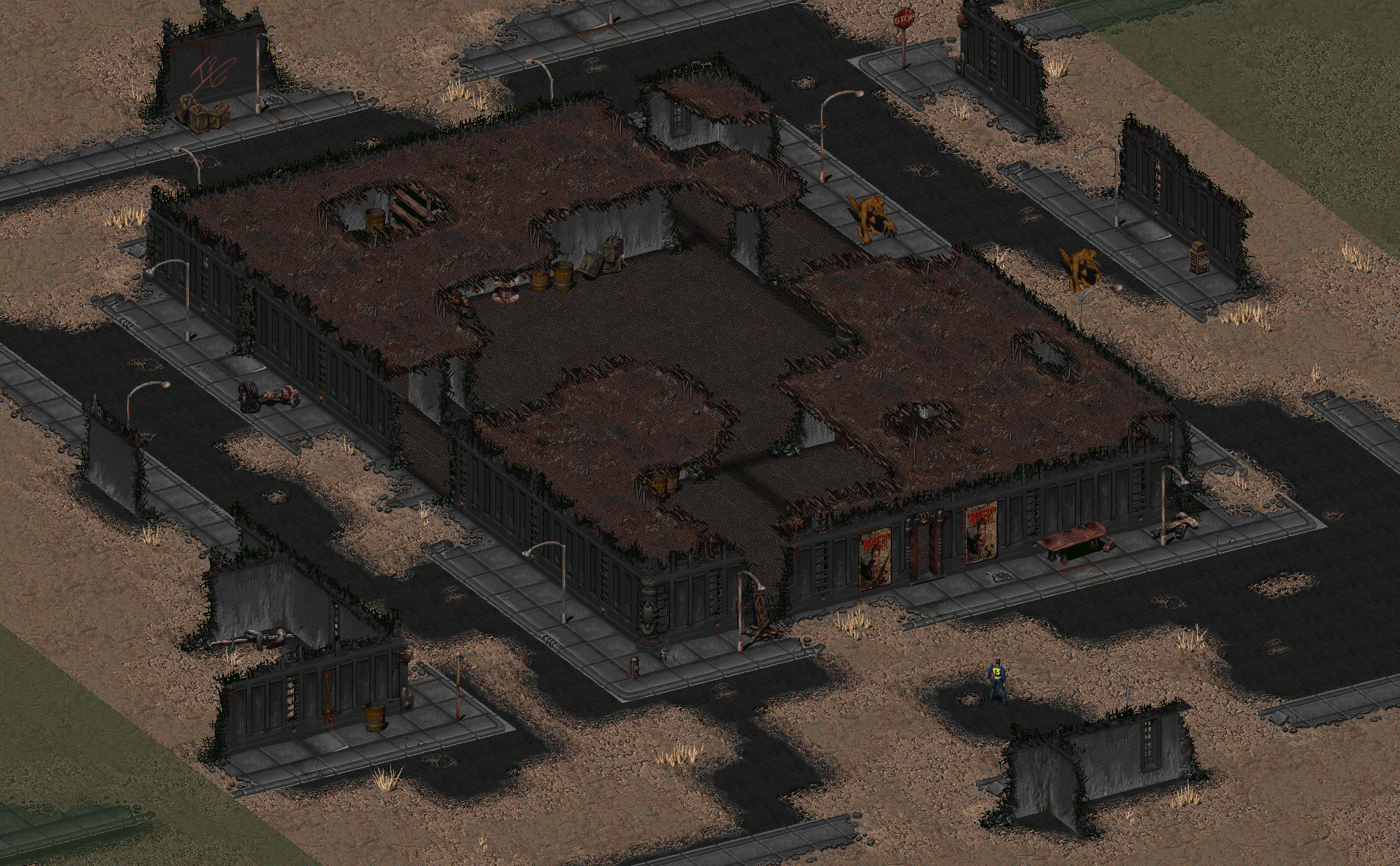 fallout 1 boneyard map fallout 1 boneyard map