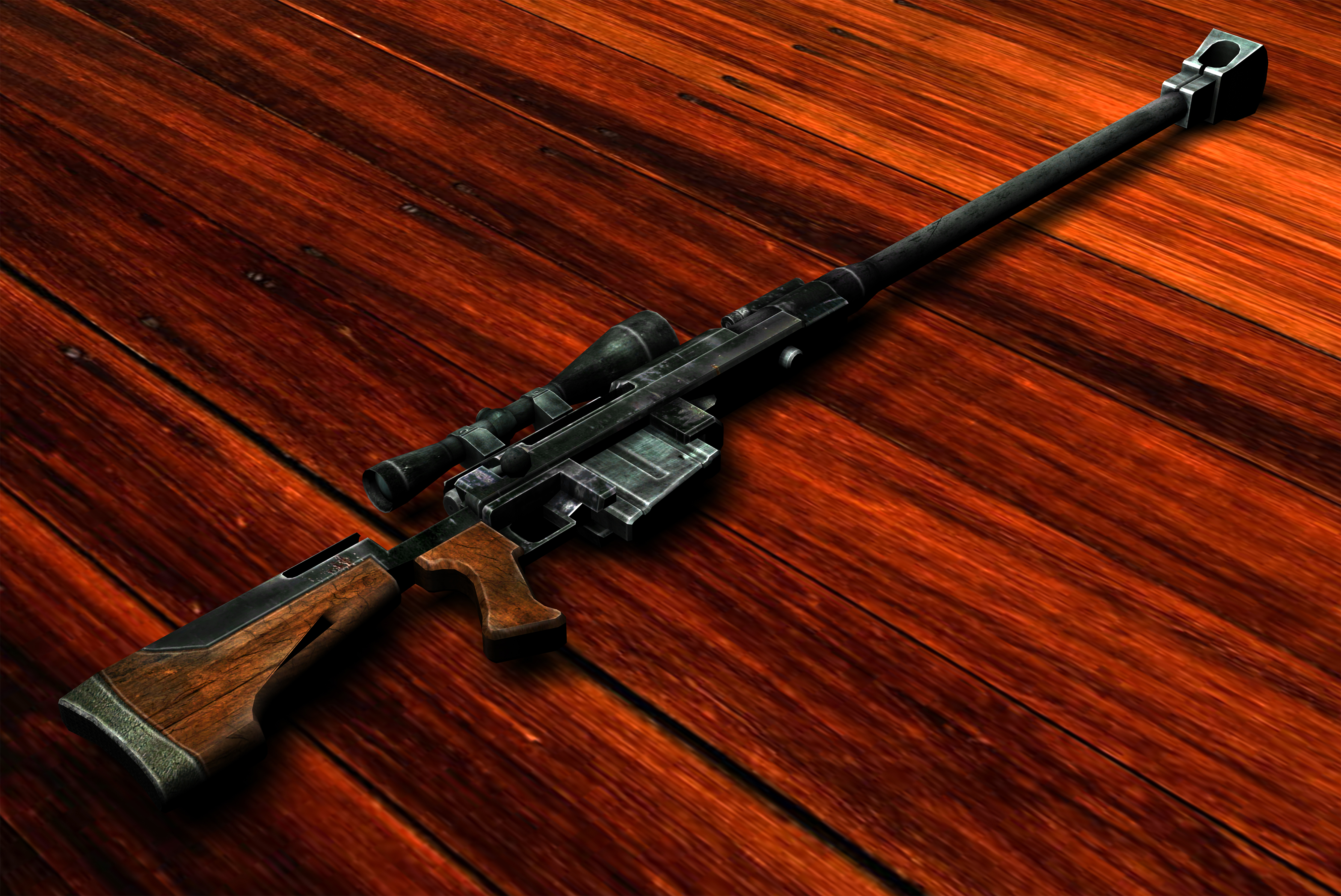 крупнокалиберная снайперская винтовка для fallout 4 фото 9