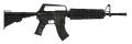 Assault carbine with the extended magazine modification.