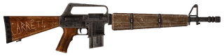 Survivalist's rifle