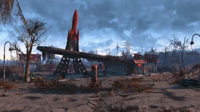 Fo4 Red Rocket Truck Stop 1