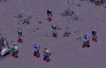 A group of reavers patrolling the Midwest with a group of super mutants of the Gammorin's Army