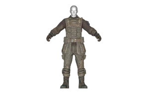 Standard-issue fatigues.