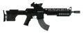 Cut content Marksman carbine with the extended magazine modification that was cut from the game