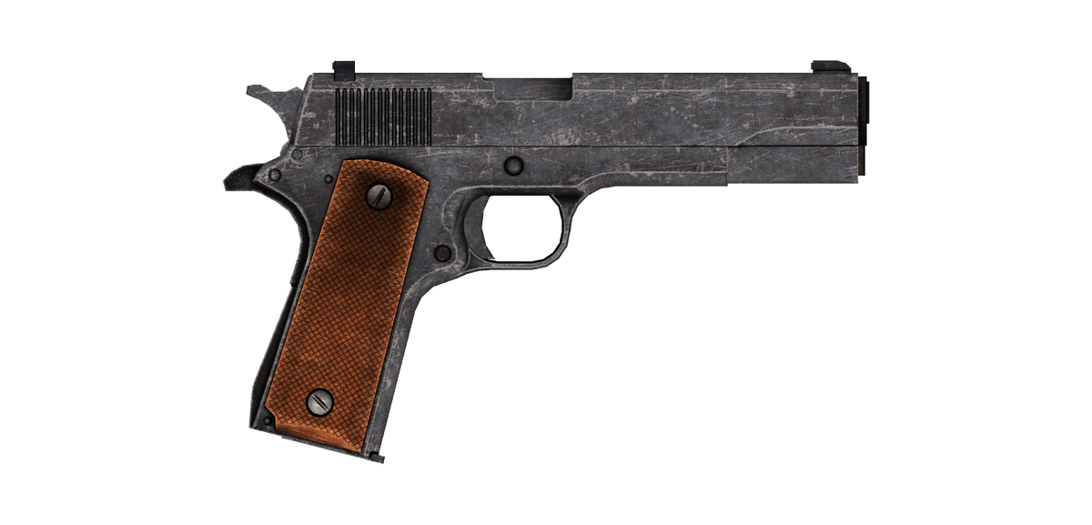 45 Auto Pistol The Vault Fallout Wiki Everything You Need To Know About Fallout 76 Fallout 4 New Vegas And More