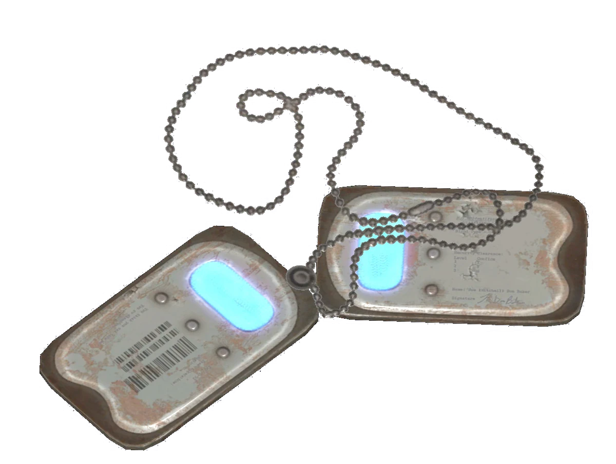 Initiate Clarke S Holotag The Vault Fallout Wiki Everything You Need To Know About Fallout 76 Fallout 4 New Vegas And More