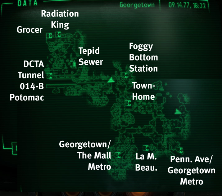 Fallout 3 Detailed Metro Map : u/greypilgrim228