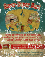 Super-Duper Mart hiring poster