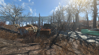 FO4 نقطة تفتيش عسكرية بالقرب من بايك
