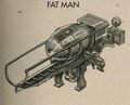 Fallout 3 Fat Man concept art.