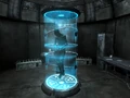 A feral ghoul in cryogenic stasis