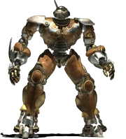 The Acme C-27 humanoid robot, the footman of the Calculator army and its most versatile unit.