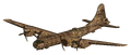 Sunken B-29 bearing the 44th's tail code