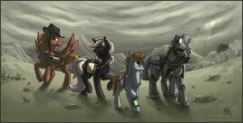 Equestrian wasteland by idess-d3ins9f