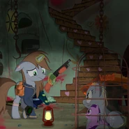 Дерпи и маленькая кобылка в плену у рейдеров