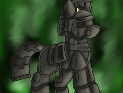 Steelhooves in his armor