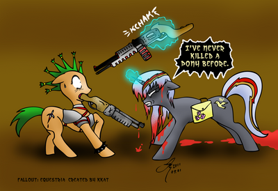 A very pissed  about to kill a Raider.