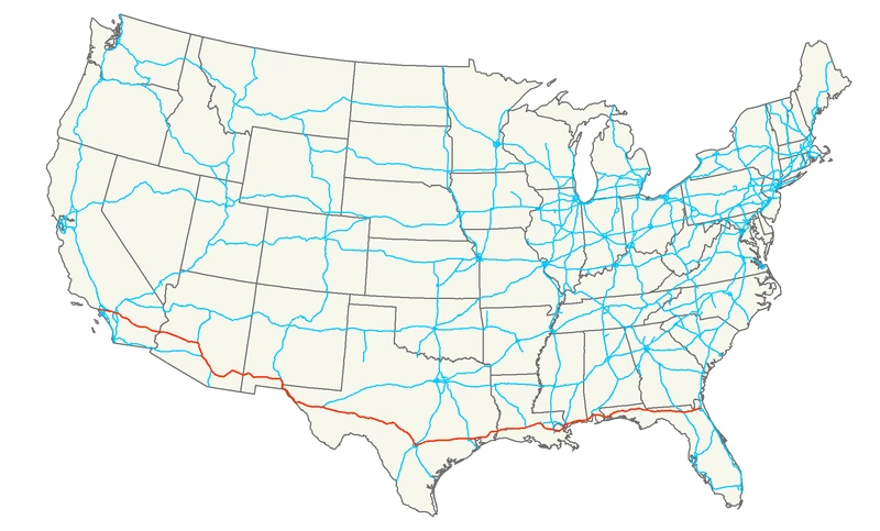 I 10 Highway Map Interstate 10 | Fallout Fanon Wiki | Fandom