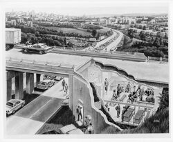 Nuclear shelters where built all around Seattle, as it was known to a likely target for China, due to its closest proximity.