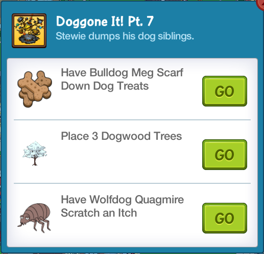 Doggone It!, Family Guy: The Quest for Stuff Wiki