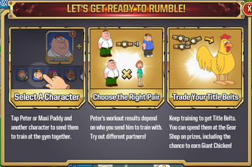 Let S Get Ready To Rumble Family Guy The Quest For Stuff Wiki Fandom