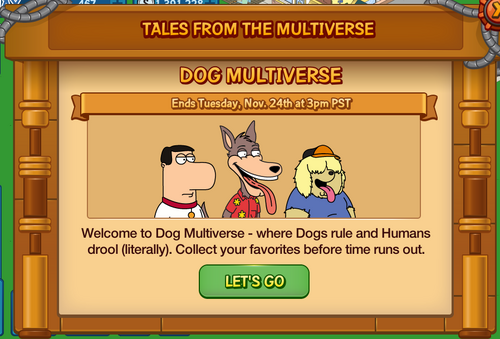 Doggone It!, Family Guy: The Quest for Stuff Wiki