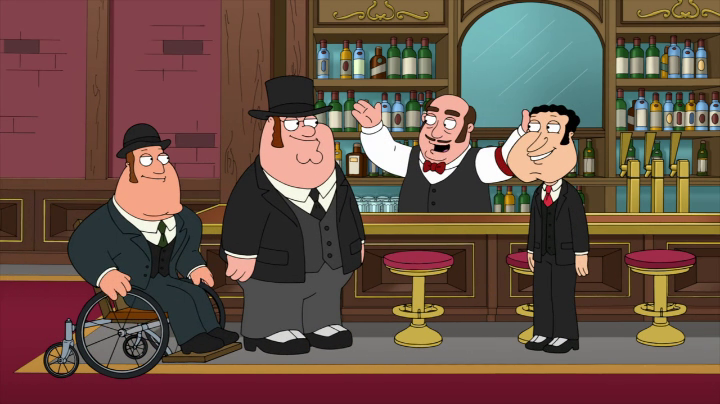 Turn-of-the-Century Peter, Joe, Quagmire & Horace | Family Guy Wiki ...