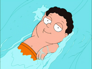 Swimming Brad