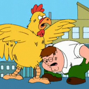 Ernie The Giant Chicken Family Guy Wiki Fandom The episode starts on a saturday at the drunken clam where quagmire complains about foreign sports fans, especially two incredibly polite pakistani cricket hooligans. ernie the giant chicken family guy