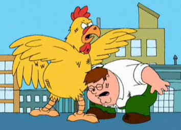 giant chicken family guy