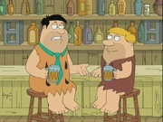 Fred Feuerstein (links) und Barney Geröllheimer (rechts)